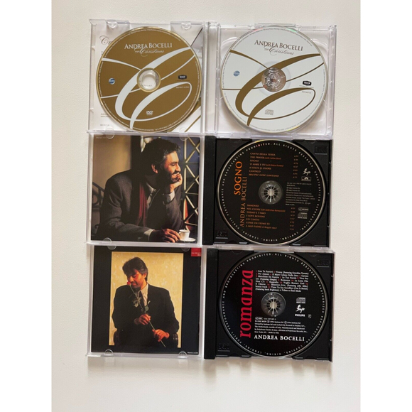 Andrea Bocelli My Christmas / Sogno / Romanza CD DVD Lot Play Tested - Picture 4 of 4